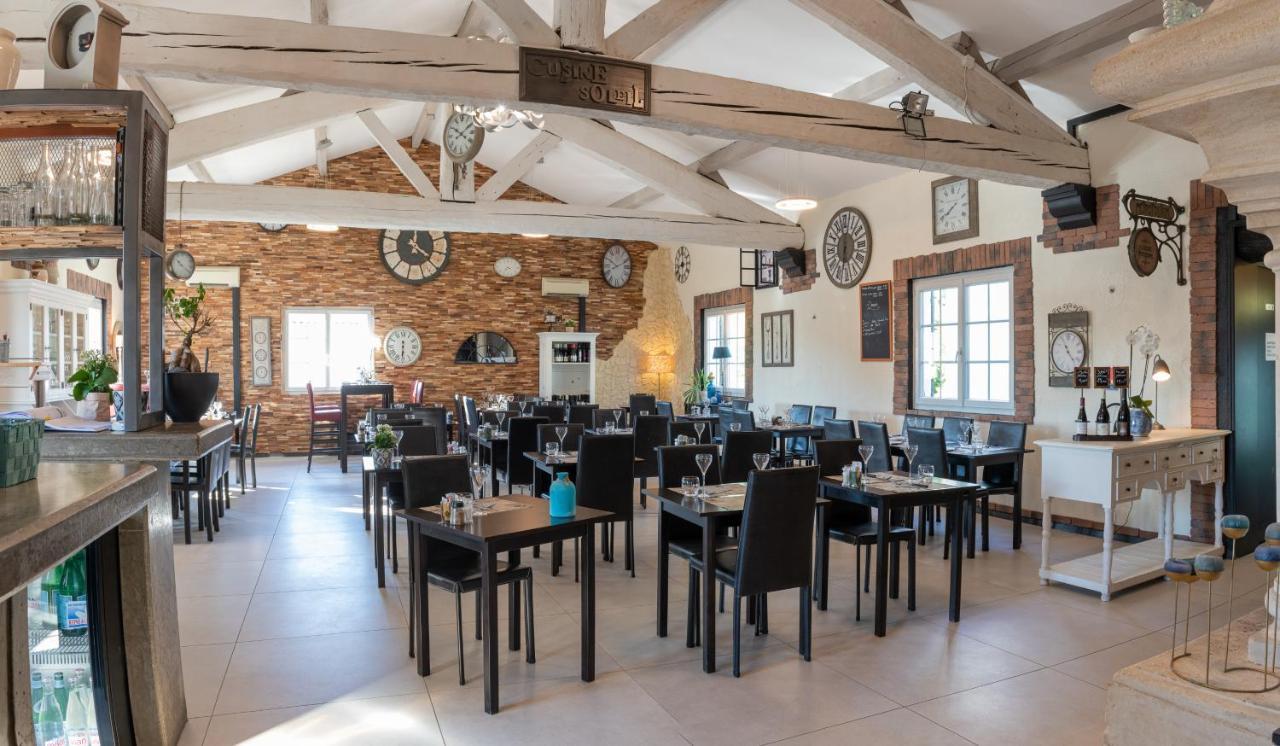 L'Horloge Gourmande Hotel Donzere Luaran gambar