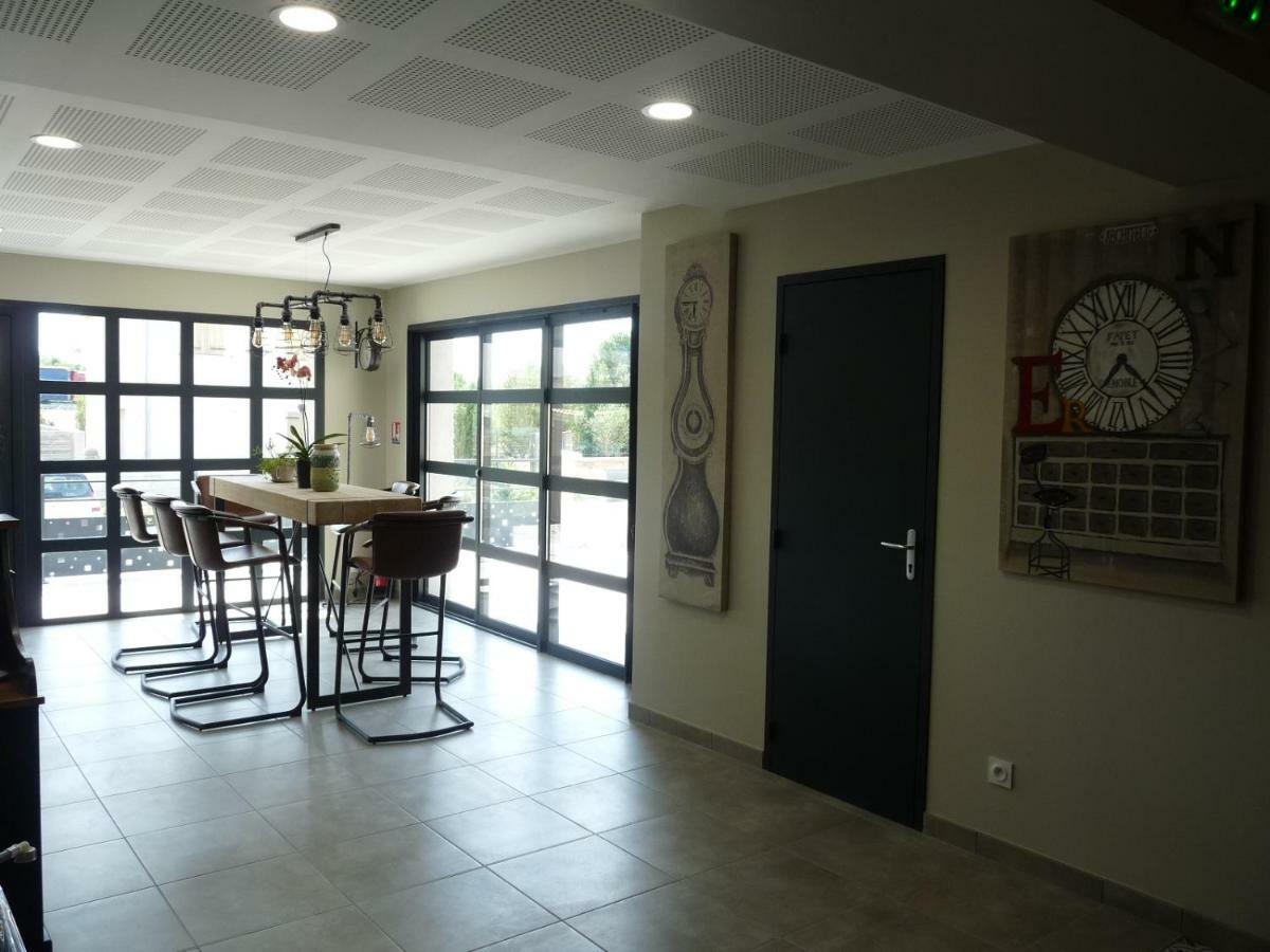 L'Horloge Gourmande Hotel Donzere Luaran gambar